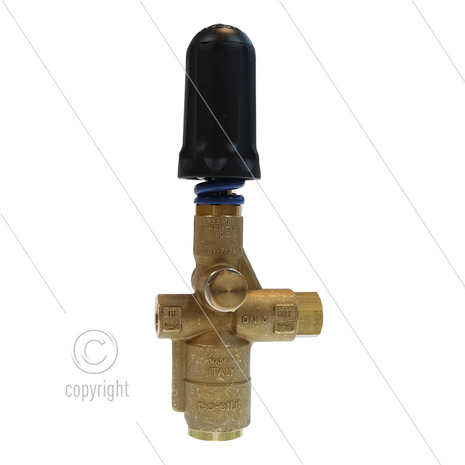 Pulsar Zero - 280 Bar - 9 tot 40 l/min - max 60&deg;C - In: 3/8&quot; bi - Uit: 3/8&quot; bi - Bypass: 3/8&quot; bi