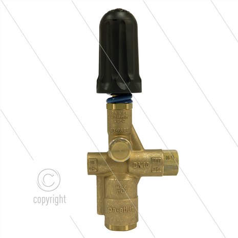 Pulsar Zero - 280 Bar - 9 tot 40 l/min - max 60&deg;C - In: 3/8&quot; bi - Uit: 3/8&quot; bi - Bypass: 3/8&quot; bi