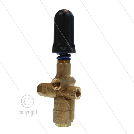 Pulsar Zero - 350 Bar - 9 tot 40 l/min - 60&deg;C - In: 3/8&quot; bi - Uit: 3/8&quot; bi - Bypass: 3/8&quot; bi