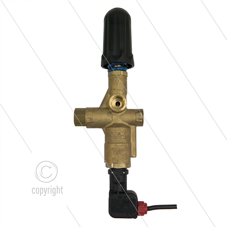 Pulsar Zero met drukschakelaar - 280 Bar - 9 tot 40 l/min - 60&deg;C - In: 3/8&quot; bi - Uit: 3/8&quot; bi - Bypass: 3/8&quot; bi