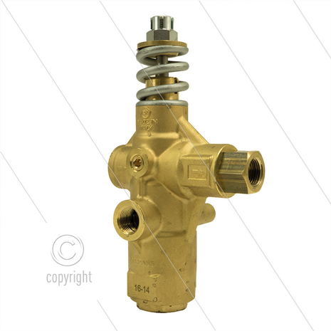 VB16 - drukregelautomaat - 500 Bar - 80 l/min - 60&deg;C - In: 1/2&quot; bi - Uit: 1/2&quot; bi - Bypass: 1/2&quot; bi