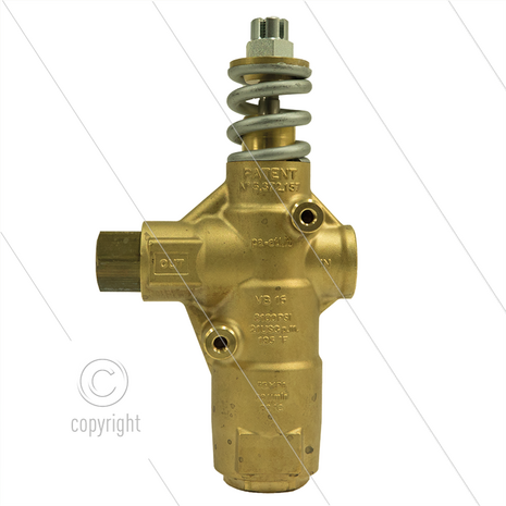 VB16 - drukregelautomaat - 500 Bar - 80 l/min - 60&deg;C - In: 1/2&quot; bi - Uit: 1/2&quot; bi - Bypass: 1/2&quot; bi