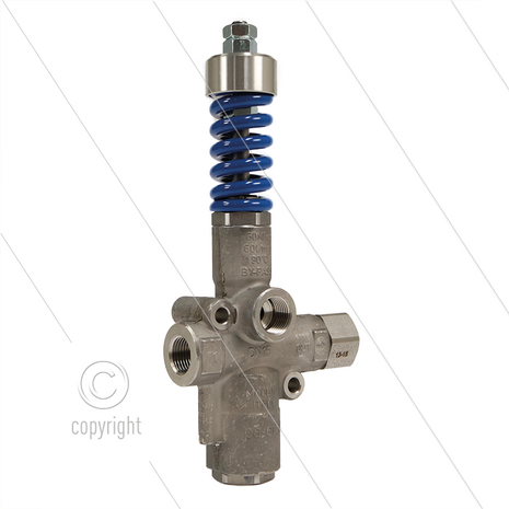 VB60/400 Zero - met restrictieplaatjes - RVS303 - 400 Bar - 9 tot 60 l/min - max 60&deg;C - In: 1/2&quot; bi - Uit: 1/2&quot; bi - Bypass: 1/2&quot; bi