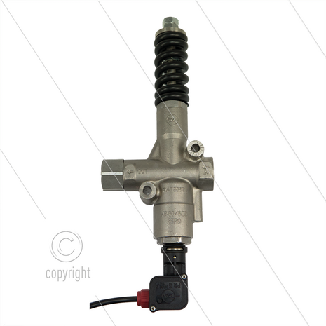 VB60/600 Zero - met schakelaar - RVS303 - 600 Bar - 9 tot 60 l/min - max 60&deg;C - In: 1/2&quot; bi - Uit: 1/2&quot; bi - Bypass: 1/2&quot; bi