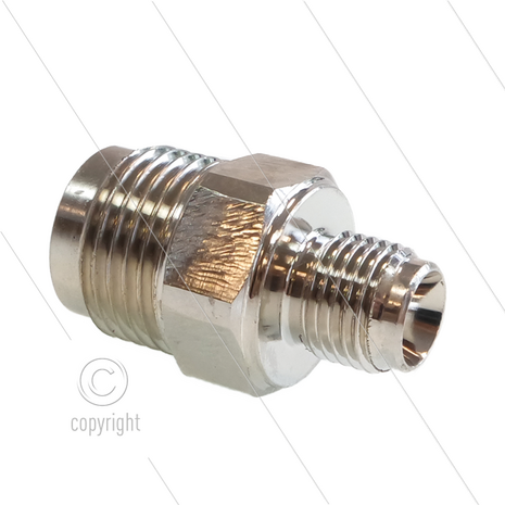 1/2&quot; - snelkoppeling nippel - messing - 250 Bar - &Oslash;11mm - max 150&deg;C - Viton O-ring - 1/4&quot; bu