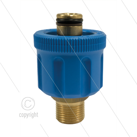 AR8 - M24x1,5 - wartel - messing - 350 Bar - &Oslash;14mm - max 160&deg;C - 1/4&quot; bu