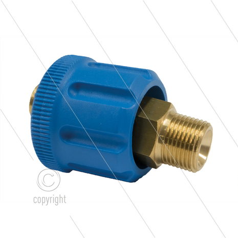 AR8 - M24x1,5 - wartel - messing - 350 Bar - &Oslash;14mm - max 160&deg;C - 1/4&quot; bu