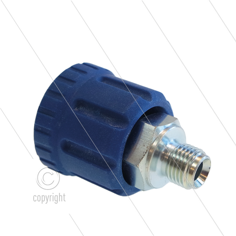 ARF40 (AR8) - M24x1,5 - wartel - messing / verzinkt staal - 350 Bar - &Oslash;14mm - max 160&deg;C - 1/4&quot; bu