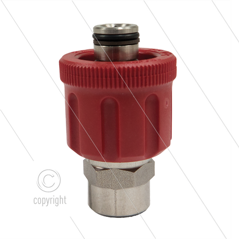 AR9 - M24x1.5 - wartel - RVS - 600 Bar - &Oslash;15mm - max 160&deg;C - 3/8&quot; bi