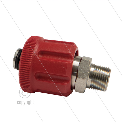 AR9 - M24x1.5 - wartel - RVS - 600 Bar - &Oslash;15mm - max 160&deg;C - 3/8&quot; bu