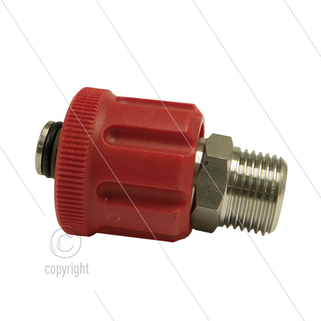 AR9 - M24x1.5 - wartel - RVS - 600 Bar - &Oslash;15mm - max 160&deg;C - 1/2&quot; bu