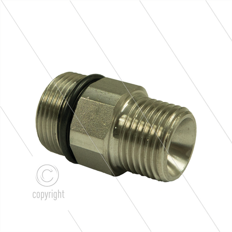 AR9 - M24x1.5 - nippel - RVS - 600 Bar - &Oslash;15mm - max 160&deg;C - 1/2&quot; bu