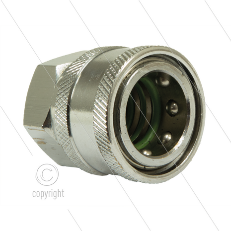 RMS250 - koppeling - messing - 250 Bar - max 90&deg;C - passend op Nilfisk-Alto - 3/8&quot; bi