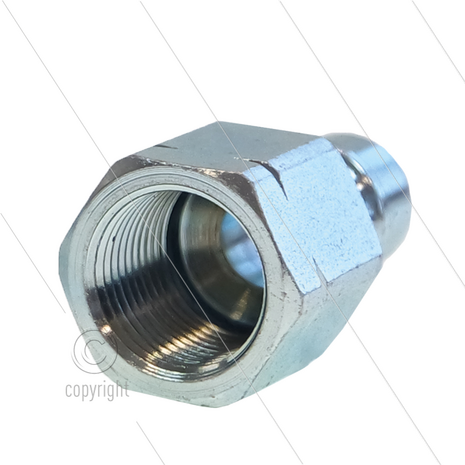 Snap-Tite - nippel - staal - 759 Bar - 3/8&quot; bi