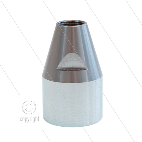 Nozzlehouder - RVS - conisch - 1/4&quot; bi