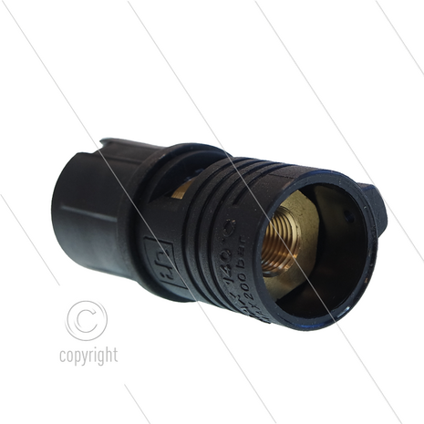 VARIOJET - instelbare nozzlehouder - excl. nozzle - punt of vlakke straal - 200 Bar - 21 l/min - max 140&deg;C - 1/4&quot; bi