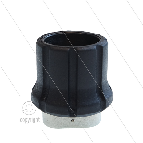 TD1P - kantelbare nozzlehouder - met isolatie - 200 Bar - 40 l/min - max 90&deg;C - 1 x 1/4&quot; BSP bi + 2 x 1/4&quot; Npt bi