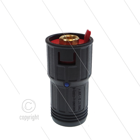 GS3 - drieweg nozzlehouder - 0.045 - 220 Bar - 40 l/min - max 80&deg;C - LD-nozzle 40-200 - 1/4&quot; bi