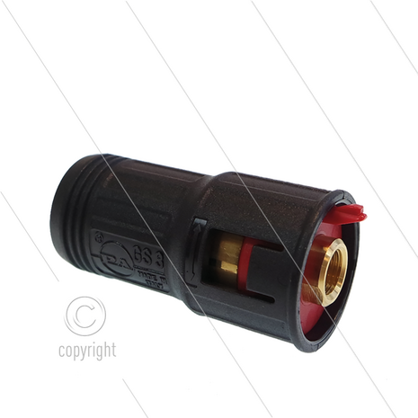 GS3 - drieweg nozzlehouder - 0.045 - 220 Bar - 40 l/min - max 80&deg;C - LD-nozzle 40-200 - 1/4&quot; bi
