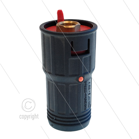 GS3 - drieweg nozzlehouder - 0.055 - 220 Bar - 40 l/min - max 80&deg;C - LD-nozzle 40-200 - 1/4&quot; bi