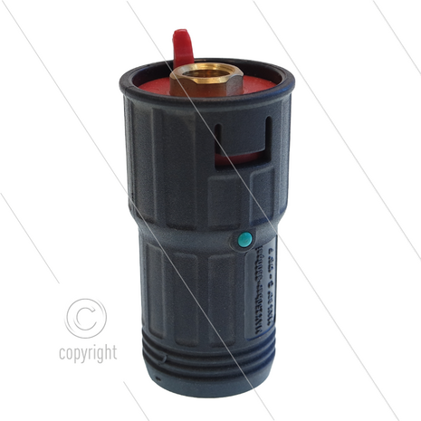 GS3 - drieweg nozzlehouder - 0.060 - 220 Bar - 40 l/min - max 80&deg;C - LD-nozzle 40-200 - 1/4&quot; bi