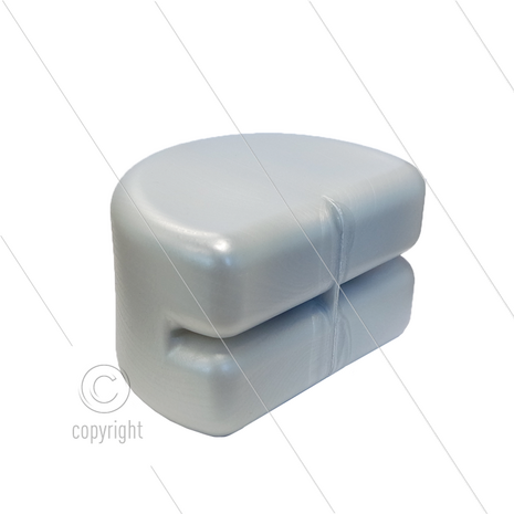 RGO Drijver - Polyetheen HD - grijs