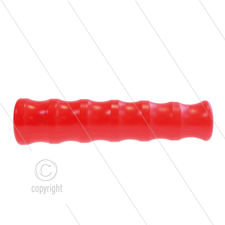 Knikbescherming 3/8&quot; - rood - met borglip en ribbelprofiel - binnen &Oslash;20,5mm