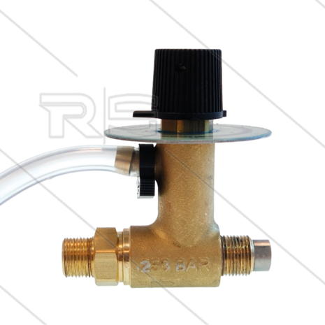 Chemicali&euml;n injector 02 KEW - 2 x 3/8&quot; bu - zonder snelkoppelingen - max 250 Bar - 14,2 l/min - 2m zuigslang met zeef - instelbaar 0 tot 12 %