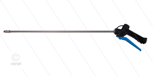 CP12 - Chemie-pistool - 1/4&quot; bi - RVS lans - L=760mm - 25 Bar - nozzle 65.030 - max 50&deg;C - met nozzlesok - afdichting: PP + Viton