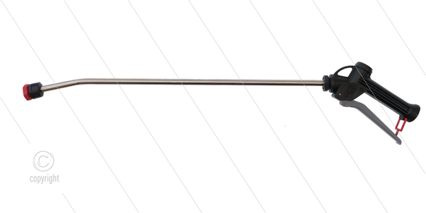 CP12 - Chemie-pistool - 1/2&quot; bi - RVS lans - L=750mm - 25 Bar - 30 l/min - max 50&deg;C - excl nozzle, filter