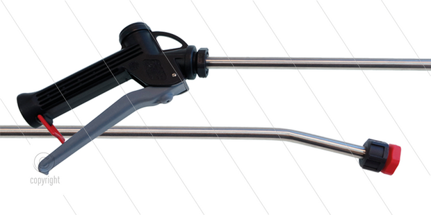 CP12 - Chemie-pistool - 1/2&quot; bi - RVS lans - L=750mm - 25 Bar - 30 l/min - max 50&deg;C - excl nozzle, filter