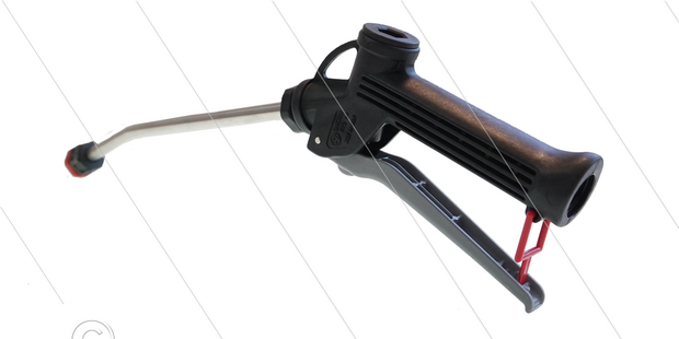 CP12 - Chemie-pistool - 1/2&quot; bi - RVS lans - L=750mm - 15 Bar - 30 l/min - max 50&deg;C - nozzle 110.03 - incl. filter en afdichting