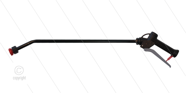 CP12 - Chemie-pistool - 1/2&quot; bi - PVC lans - L=750mm - 25 Bar - 30 l/min - max 50&deg;C - nozzle 110.30 - incl. filter en afdichting