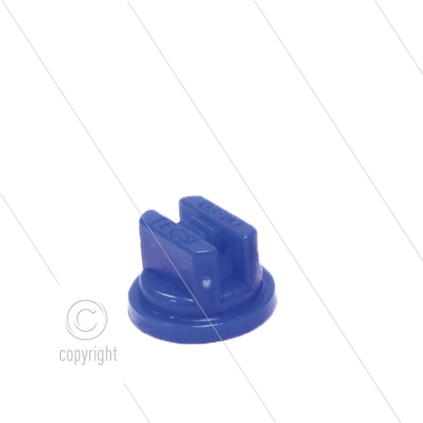 Nozzle voor chemie-pistool - PVC - 110.03 - &Oslash;1,1mm - max 15 Bar - blauw