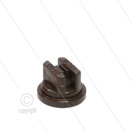 Nozzle voor chemie-pistool - PVC - 110.05 - &Oslash;1,4mm - max 15 Bar - bruin