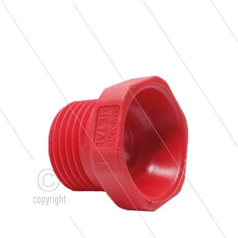 Nozzlehouder voor lans chemie-pistool CP12 - rood - 1/2&quot; bu