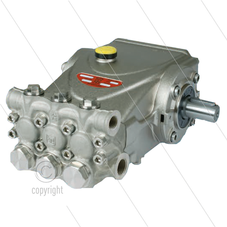 SS3B2013 plunjerpomp - RVS - 13 l/min - 200 Bar - 1450 tpm - 4,97 kW - max 85&deg;C - As R - serie 59 SS3
