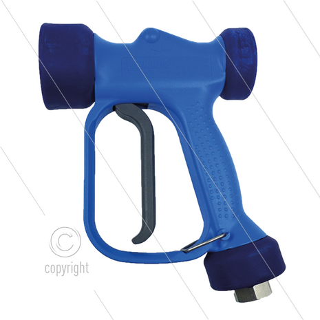 RB65 - blauw - RVS316 - 24 Bar - 60 l/min - max 90&deg;C - 1/2&quot; bi