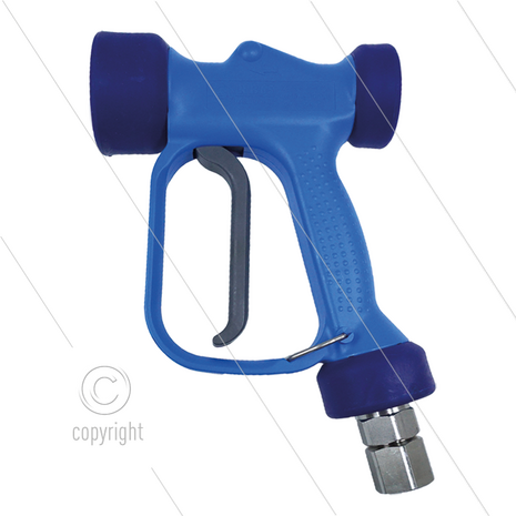 RB65 - blauw - RVS316 - met swivel - 24 Bar - 60 l/min - max 90&deg;C - 1/2&quot; bi