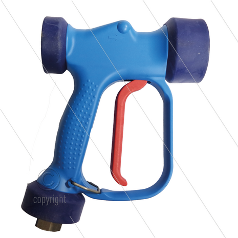 RB65 - blauw - messing - 24 Bar - 100 l/min - max 90&deg;C - 1/2&quot; bi