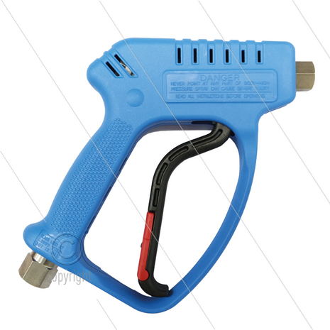 VEGA - HD pistool - RVS - blauw - 310 Bar - 40 l/min - max 160&deg;C - 3/8&quot; bi x 1/4&quot; bi