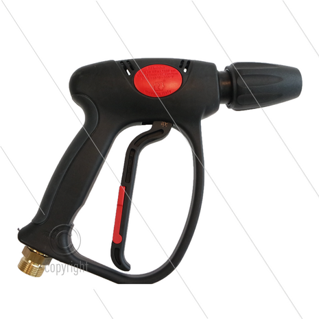 ML955 - HD-pistool - met swivel - 360 Bar - 40 l/min - max 160&deg;C - M22x1,5 bu x KEW voorzetkoppeling