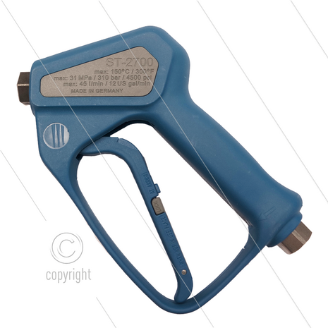 ST2700 - HD pistool - RVS - 310 Bar - 45 l/min - max 150&deg;C - 3/8&quot; bi x 1/4&quot; bi