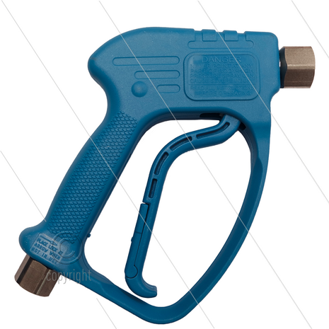 RL82 - HD pistool - RVS - met swivel - 180 Bar - 80 l/min - max 160&deg;C - 2 x 1/2&quot; bi - voor schuim - met grote doorlaat