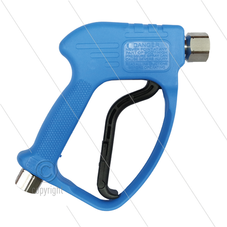 RL86 - HD pistool - RVS316 - met swivel - 180 Bar - 80 l/min - max 160&deg;C - 2 x 1/2&quot; bi - voor schuim - met grote doorlaat