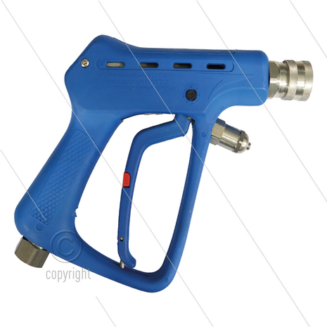 ST3100 - HD pistool - RVS - 60 Bar - 100 l/min - max 150&deg;C - 1/2&quot; bi x ST-3100 koppeling - voor schuim - met grote doorlaat