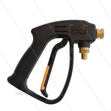 RL16 - HD-pistool - frontaansluiting - 160 Bar - 30 l/min - max 100&deg;C - 1/4&quot; bu x 1/4&quot; bi