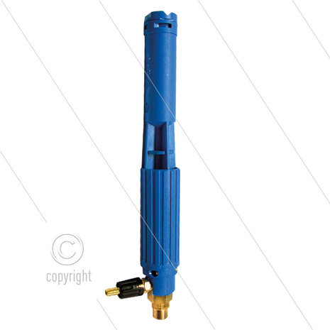 LS10 - schuimlans - blauw met injector - nozzle 1,5mm - 60 tot 200 Bar - 9 tot 15 l/min - 3/8&quot; bu