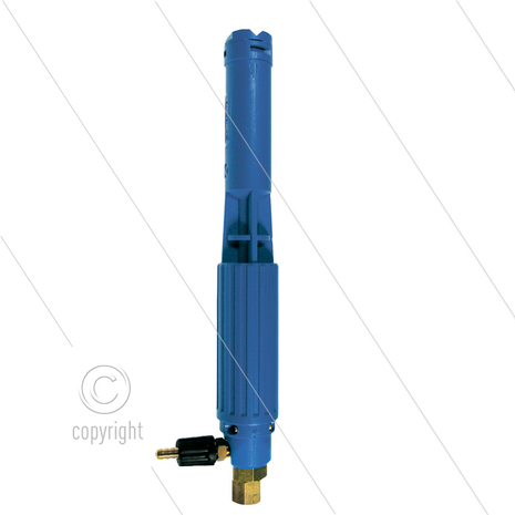 LS10 - schuimlans - blauw met injector - nozzle 1,5mm - 60 tot 200 Bar - 9 tot 15 l/min - 1/4&quot; bi