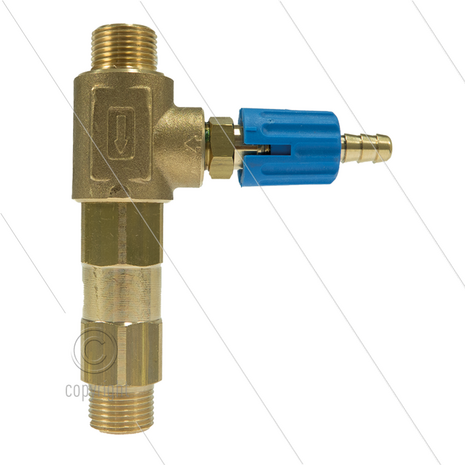 LS12 - schuimlans - zwart (nozzle 2,5mm) + LS12 injector (nozzle 1,8mm - 090) - 100 tot 200 Bar - 15 tot 21 l/min - 1/4&quot; bi